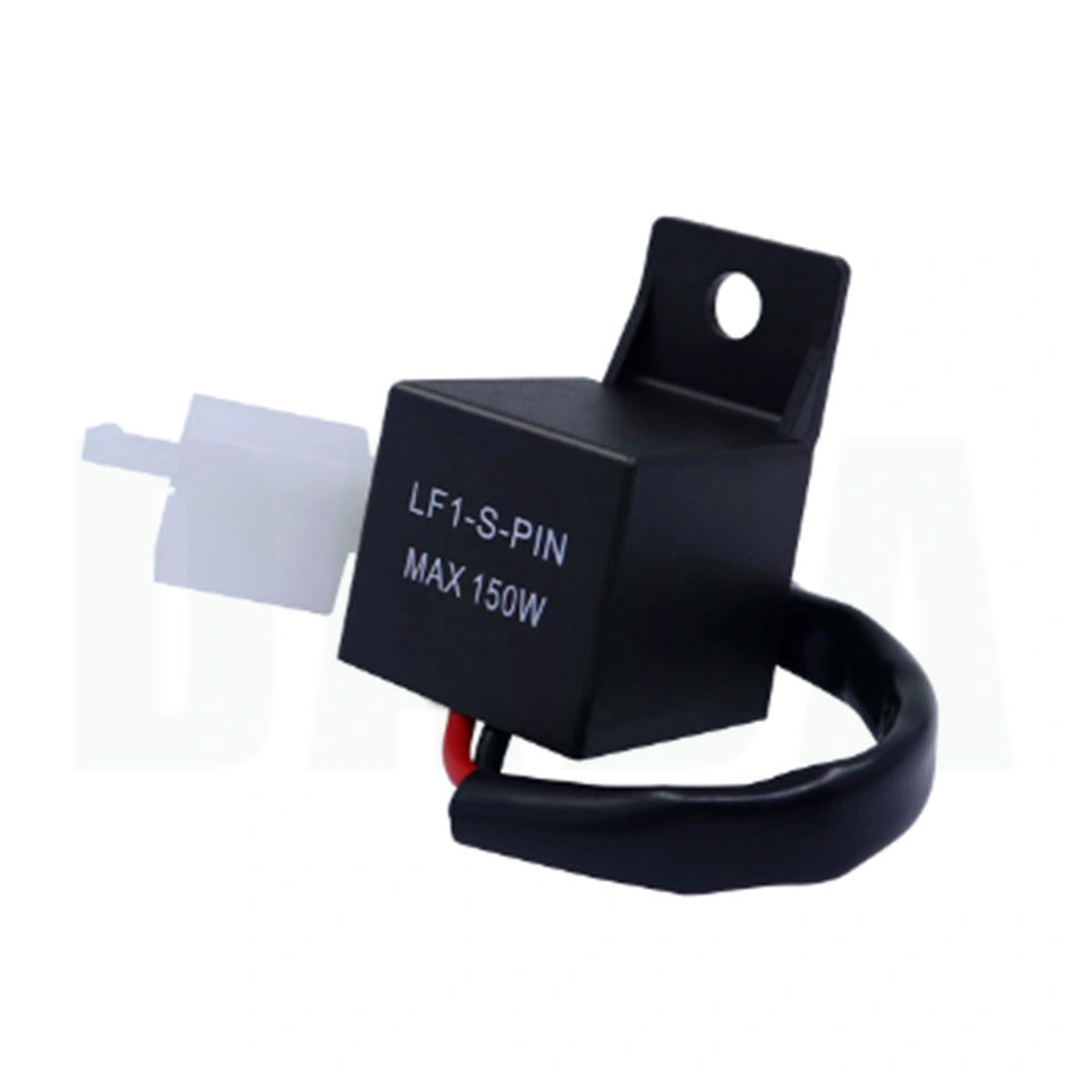 2pin 12V LED Flasher Relay for Motorcycle Turn Signal Bulb Hyper Flash